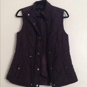 Cynthia Rowley Purple Quilted Women's Vest fall
